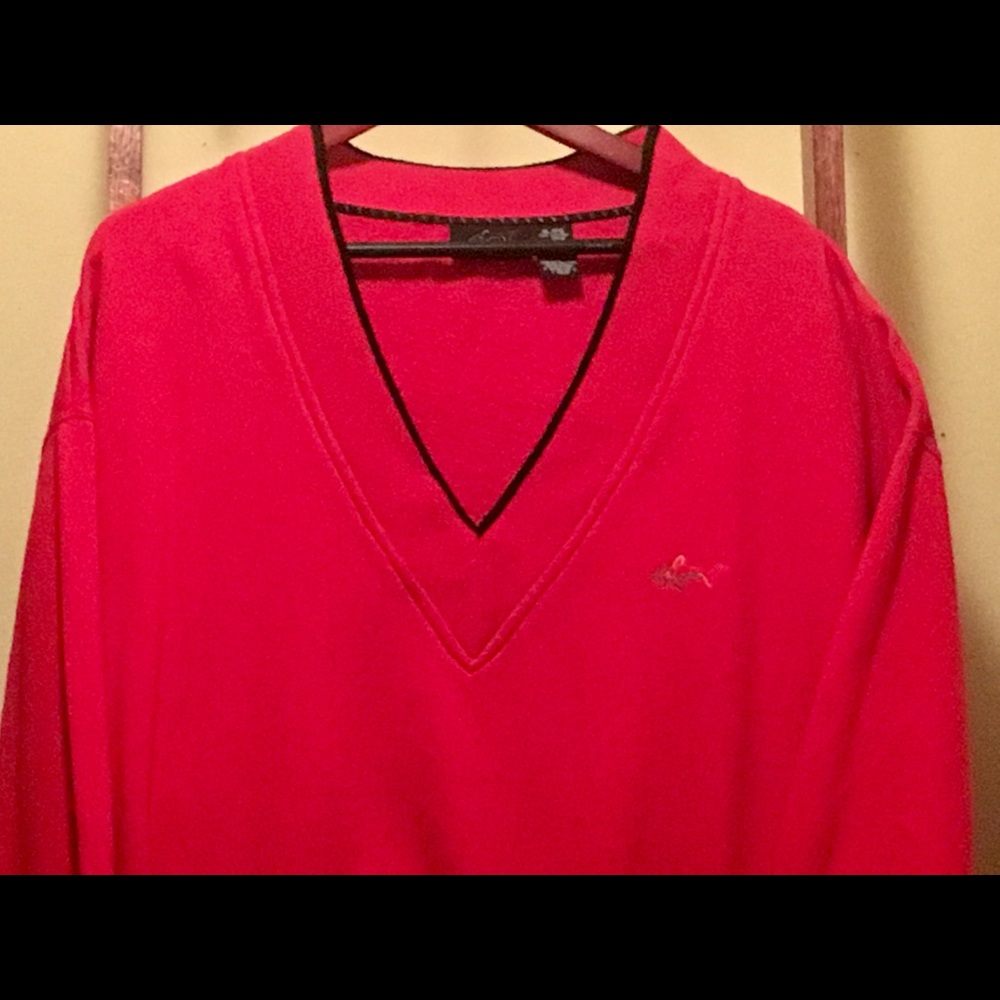 Greg Norman Golf Shark Logo Pullover Sweater XL